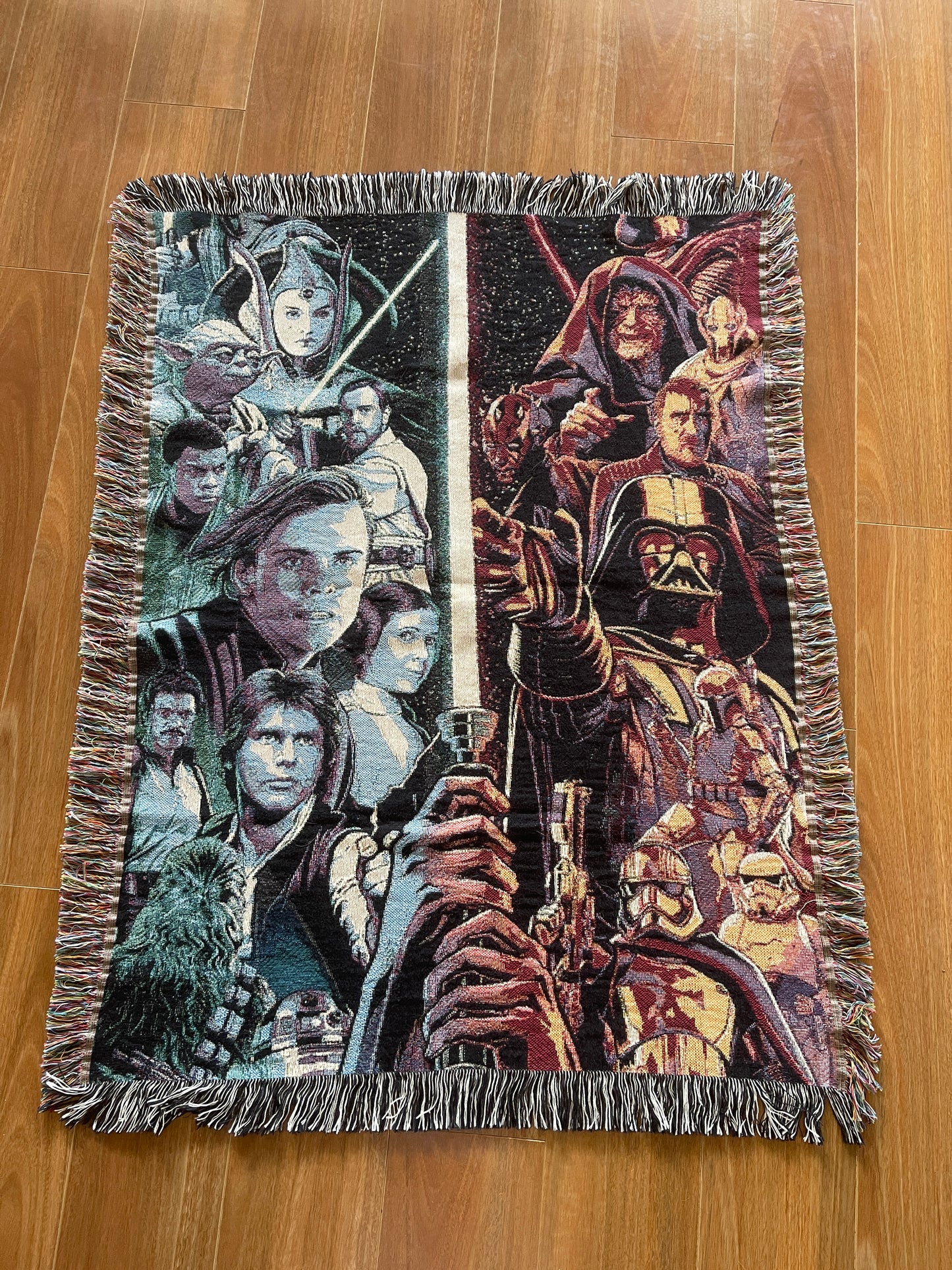 Hand Woven Star Wars Blanket