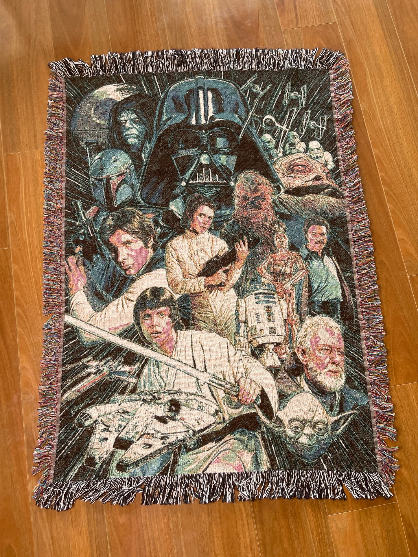 Hand Woven Star Wars Blanket