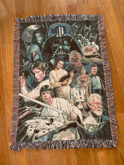 Hand Woven Star Wars Blanket