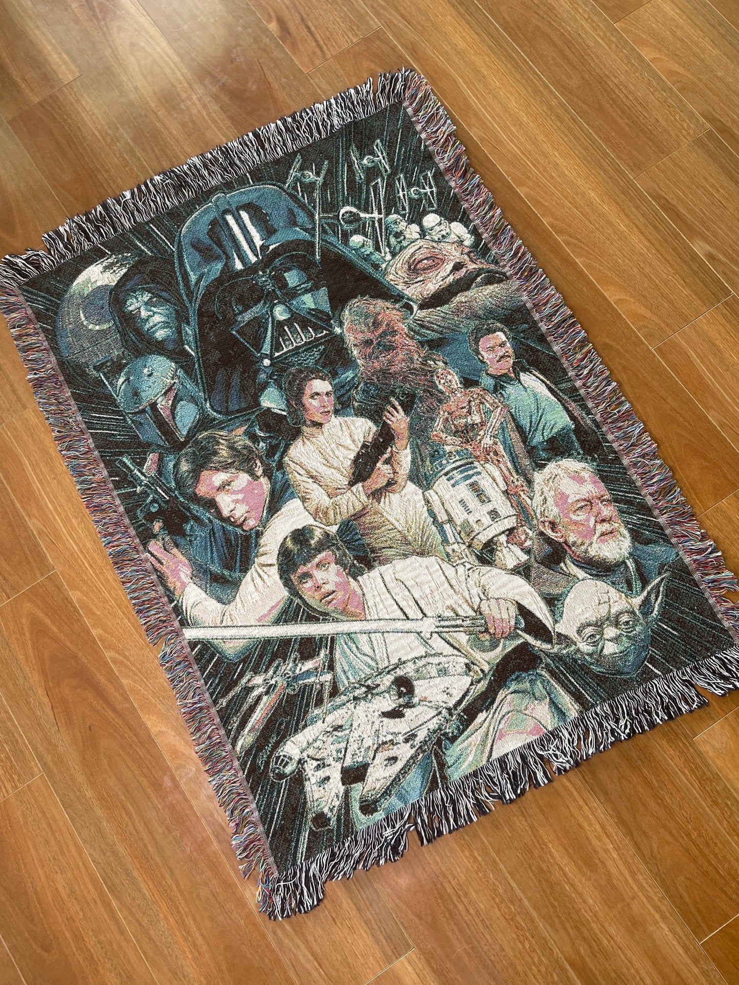 Hand Woven Star Wars Blanket