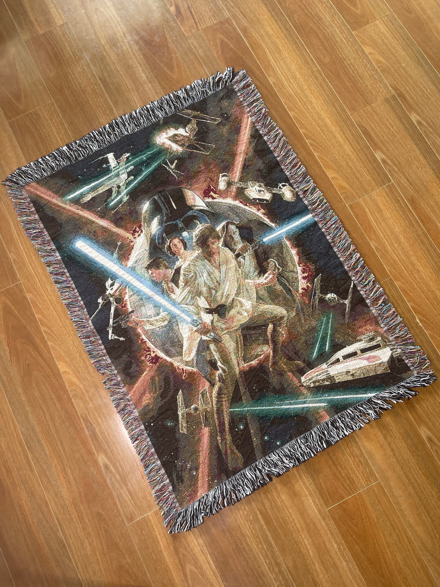 Hand Woven Star Wars Blanket