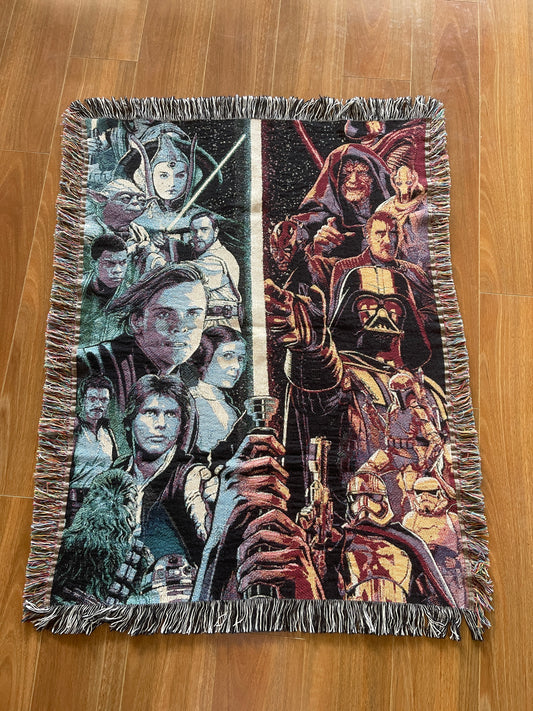 Hand Woven Star Wars Blanket