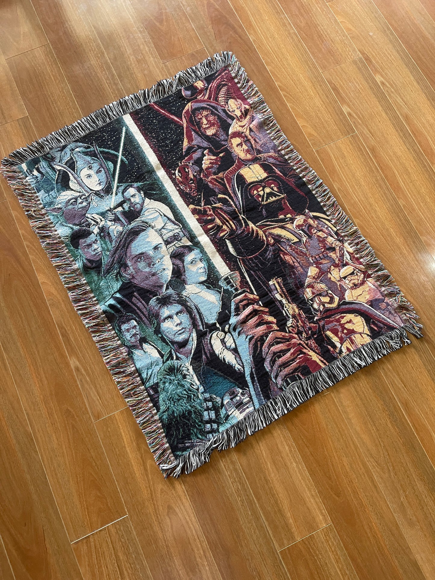 Hand Woven Star Wars Blanket